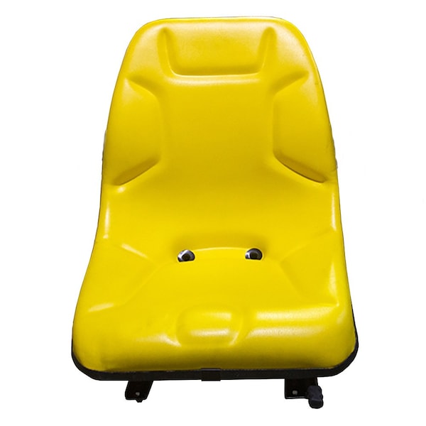 Yellow High-Back Seat with Slides
